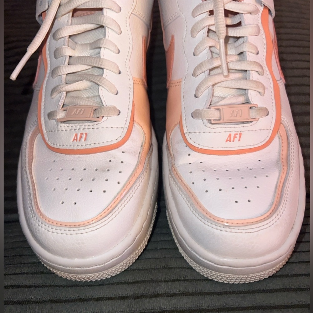 EUC Nike Air Force 1 Shadow Washed Coral - Picture 9 of 9
